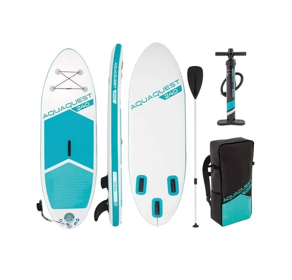 İntex 68241 Aqua Quest 240 Şişme Sup Paddle Board 244cm ürün görseli 1