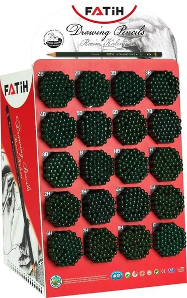 FATİH DERECELİ KURŞUN KALEM STANDI YENİ 6GROSS ürün görseli 1