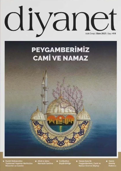 Diyanet Aylık Dergi 418.Sayı Ekim 2025 ürün görseli 1
