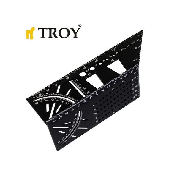 TROY İŞARETLEME GÖNYESİ ALÜMİNYUM 25901 ürün görseli 1