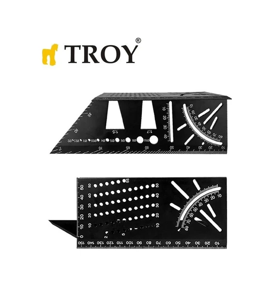 TROY İŞARETLEME GÖNYESİ ALÜMİNYUM 25901 - Resim 4