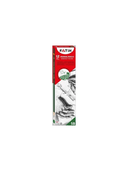 FATİH 5B DERECELİ KURŞUN KALEM 12'Lİ ürün görseli 1