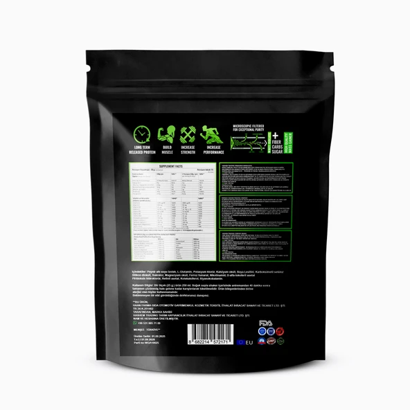 WWP Pro Gainer++ . Silver Standard . 1250g . Çilek Aromalı. - Resim 2