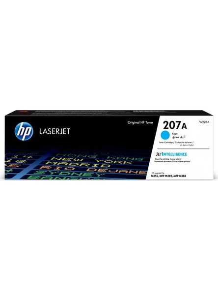 HP 207A Mavi Lazer Toner W2211A 1250 Sayfa Mavi ürün görseli 1