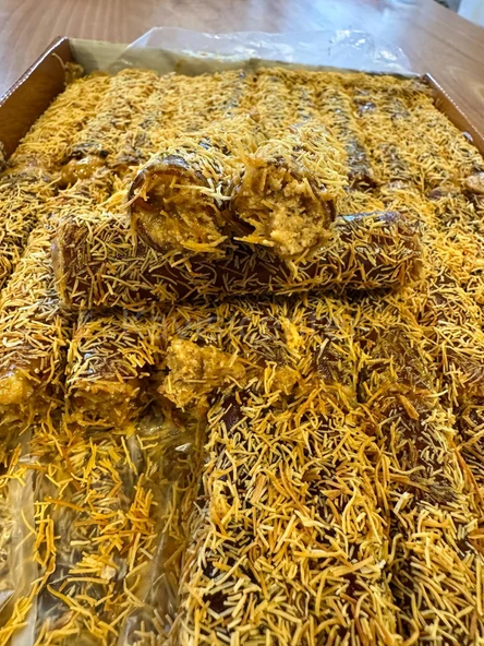 Toptan Gurme Ballı Fındıklı Rulo Kadayıflı 10 Kg ürün görseli 1