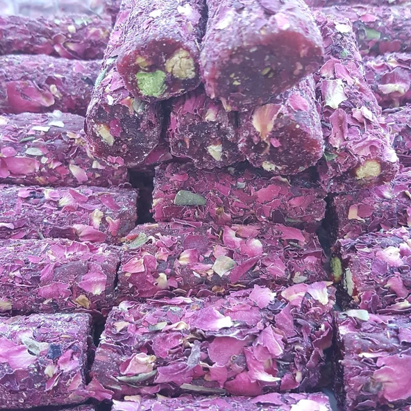 Toptan Antep Fıstıklı Cennet Lokumu  10 Kg Güllü ürün görseli 1