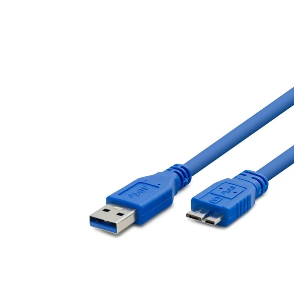 Usb3.0 To Note4 Harddisk Kablosu 50Cm Mavi HDX7503 ürün görseli 1