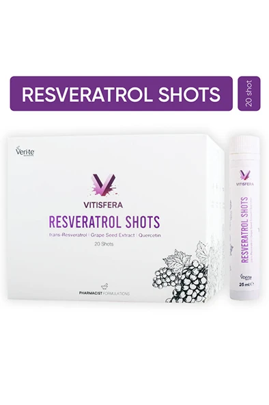 Vitisfera Resveratrol Shot Orman Meyveleri Aromalı 20x25 ml ürün görseli 1