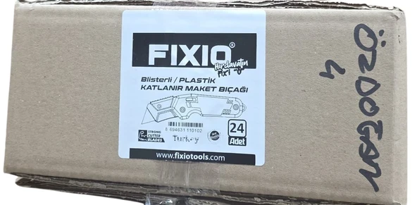 Fıxıo Katlanır Plastik Maket Bıçağı 24 Adet - Resim 4