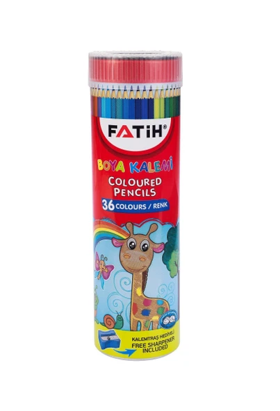 FATİH KURU BOYA TAM BOY TÜPLÜ 36 RENK ürün görseli 1