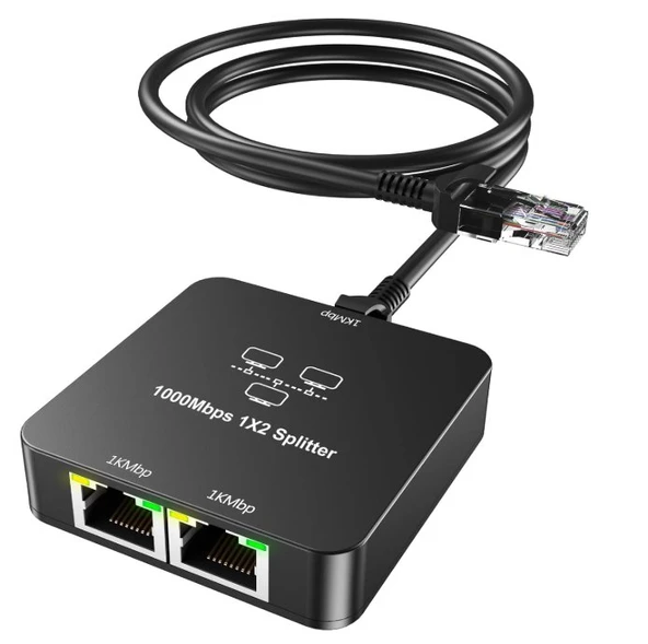 ZR861 Rj45 1To2 Gigabit Splitter Adaptör ürün görseli 1
