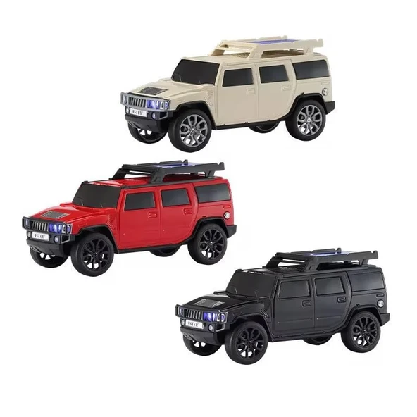 RT-1971 Jeep Tasarımlı Araba Görünümlü Bluetooth Hoparlör - TF Kart / USB / FM Destekli ürün görseli 1