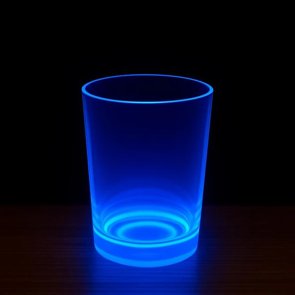 PartyGlow Neon Mavi Bardak 8.5 x 10.5 cm ürün görseli 1