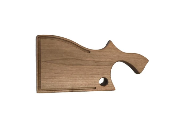 Wood Art Ceviz Sunum Tabağı 20x40cm ürün görseli 1