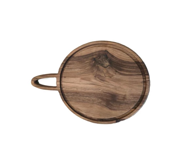 Wood Art Ceviz Sunum Tabağı 30x44cm ürün görseli 1