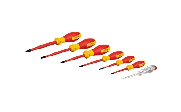 Bosch VDE Torx Tornavida Seti 7 Parça ürün görseli 1
