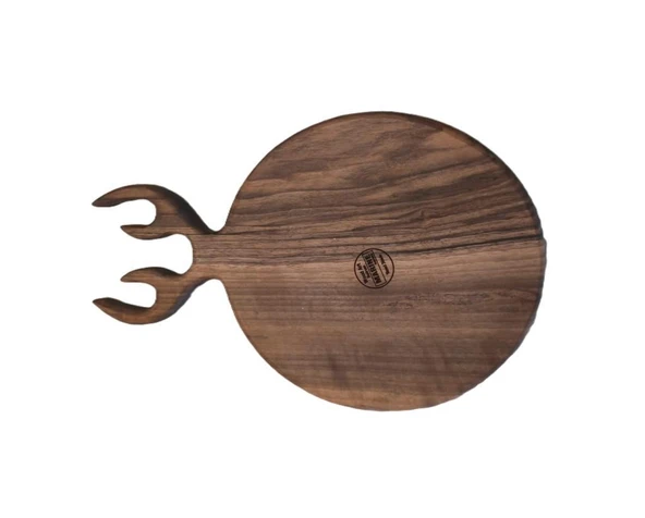 Wood Art Ceviz Sunum Tabağı 25x45cm ürün görseli 1