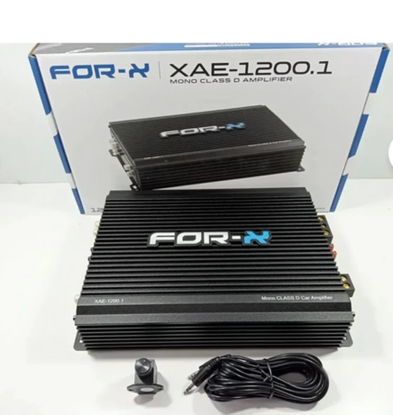 FOR-X XAE-1200.1-1 X 1200W GERÇEK RMS-KALİTELİ PROFESYONEL BAS KUMANDALI MONO ANFİ ürün görseli 1