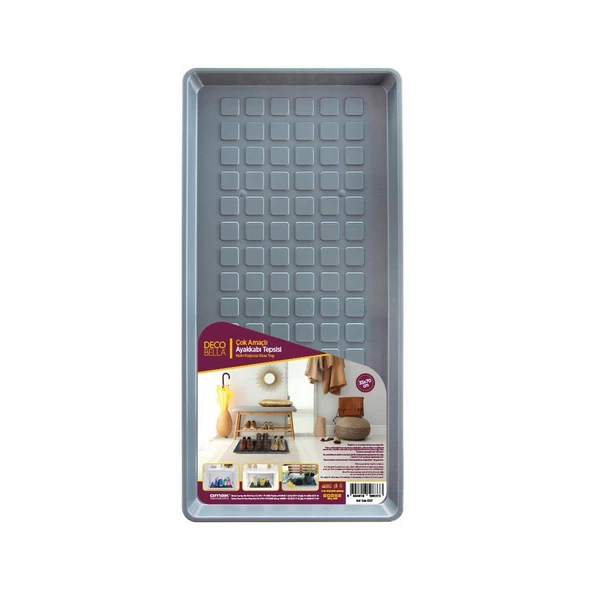 DecoBella Çok Amaçlı Ayakkabı Tepsisi 35x70cm ürün görseli 1
