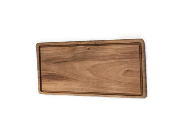Wood Art Ceviz Sunum Tabağı 20x40cm ürün görseli 1
