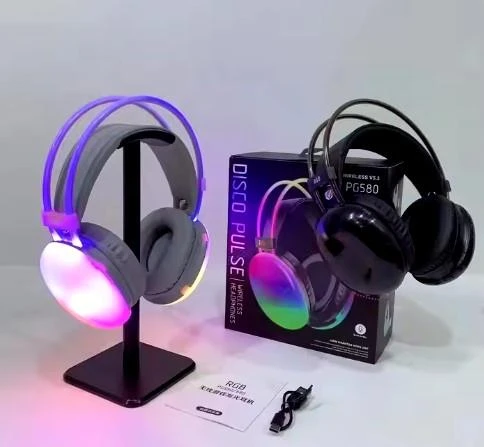 PG-580 RGB Buluetooth Kulaküstü Kulaklık ürün görseli 1