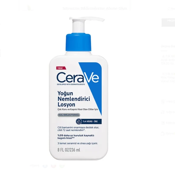 CeraVe Yoğun Nemlendirici Losyon 236 ml ürün görseli 1