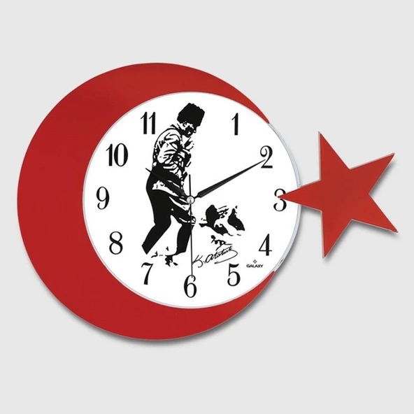 Ay Yildiz Duvar Saati 134-3 ürün görseli 1