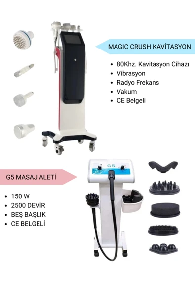anka lazer G5 Masaj Aleti ve Magic Crush Kavitasyon ürün görseli 1