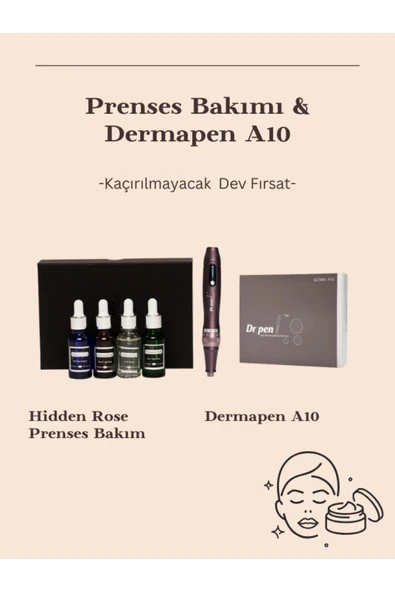 anka lazer Prenses Bakım Cilt Bakım Seti ve Dermapen A10 ürün görseli 1