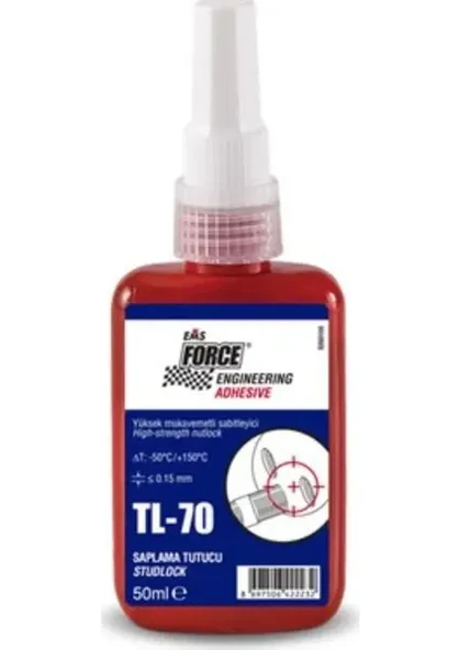 EMS FORCE Tl-70 Yüksek Mukavemetli Civata Sabitleyici 50ml ürün görseli 1
