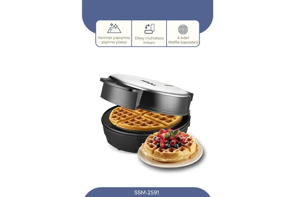 Sinbo Waffle Makinesi SSM-2591 ürün görseli 1