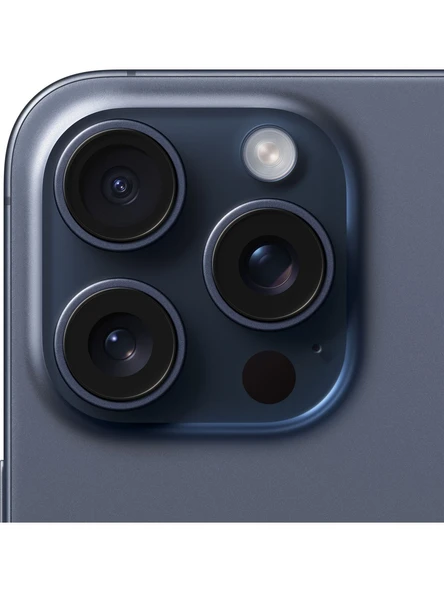 APPLE IPHONE 15 PRO 128 GB MAVİ TİTANYUM VİTRİN - Resim 4