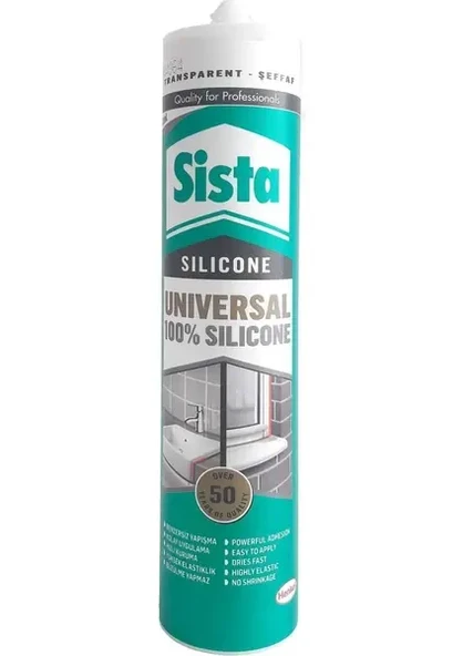 Sista Universal Silikon Şeffaf- 280ml ürün görseli 1