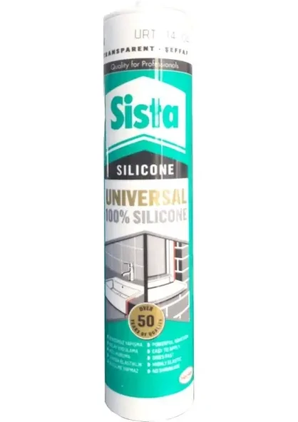 Sista Universal Silikon Şeffaf- 280ml - Resim 3