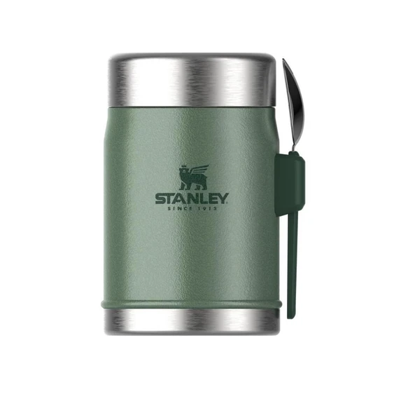 Stanley Klasik Paslanmaz Çelik Yemek Termosu Kaşıklı 0,40lt  HammertoneGreen ürün görseli 1