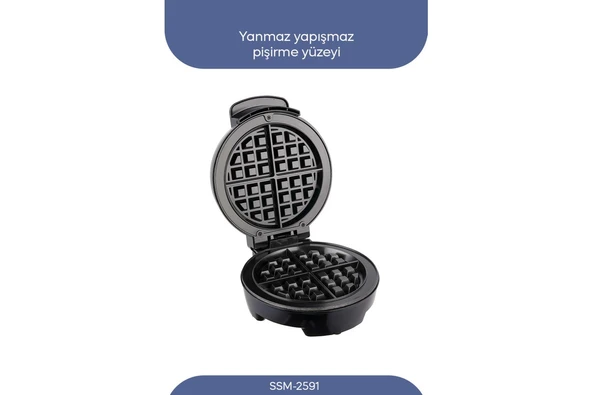 Sinbo Waffle Makinesi SSM-2591 - Resim 3