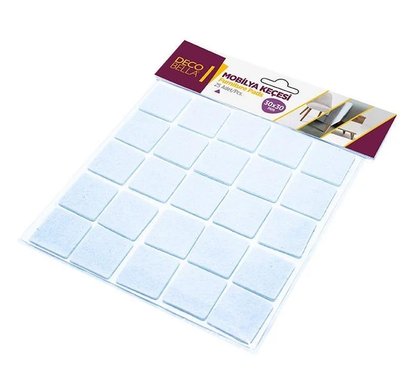 DecoBella Kare Keçe 30x30mm ürün görseli 1