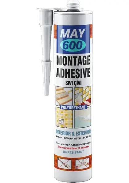 MAY600 Pu Sıvı Çivi Şeffaf 300ML ürün görseli 1