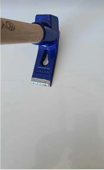 Ahşap Saplı Dövme Çelik Keser - Resim 3