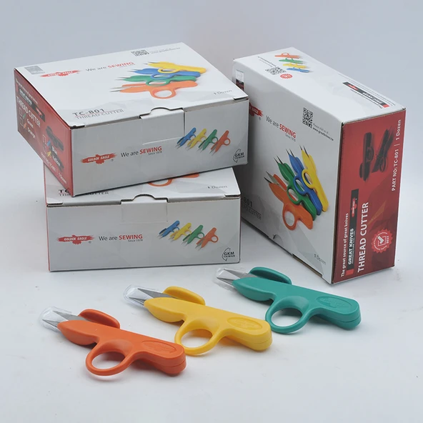 Golden Eagle İplik Temizleme Makası Plastik (12 Adet) ürün görseli 1