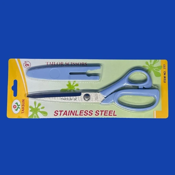 Taksun Makas Plastik Saplı 777 9" (23 cm) ürün görseli 1