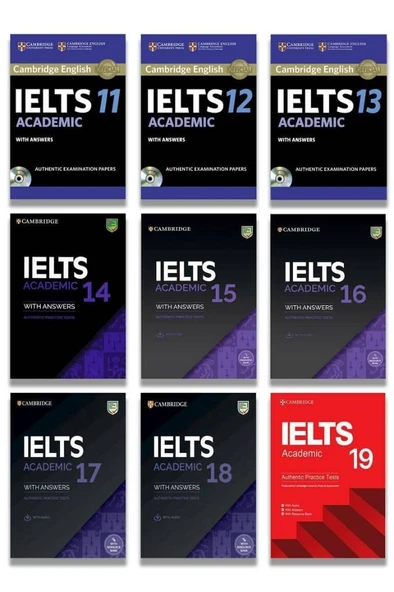 Cambridge English University IELTS 11-19 Academic with Answers with Audio ürün görseli 1