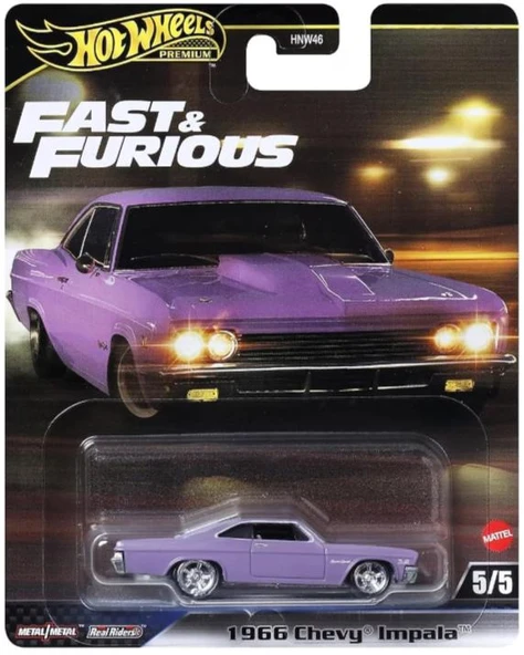 Hot Wheels Premium Fast & Furious 1966 Chevy Impala JBL95 ürün görseli 1