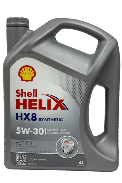Shell Helix HX8 5W-30 ECT C3 Sentetik Motor Yağı 4 Litre ürün görseli 1