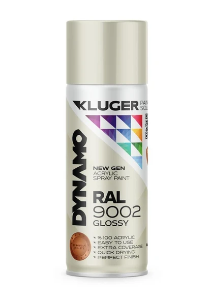 Dynamo Sprey Boya 400ml  GriBeyaz ürün görseli 1