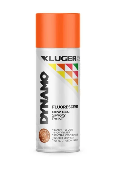 Dynamo Sprey Boya 400ml  FloresanTuruncu ürün görseli 1