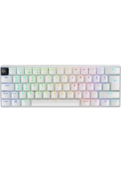 Logitech G Pro X 60 Lightspeed Tactile İngilizce RGB Kablosuz Beyaz Gaming Klavye (920-011930) ürün görseli 1