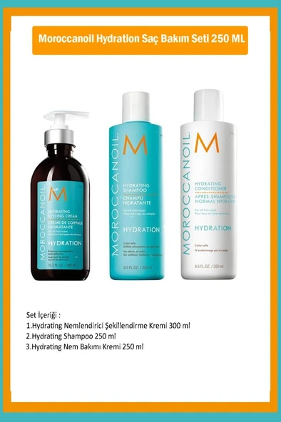 Moroccanoil Hydration Saç Bakım Seti 250 ML ürün görseli 1
