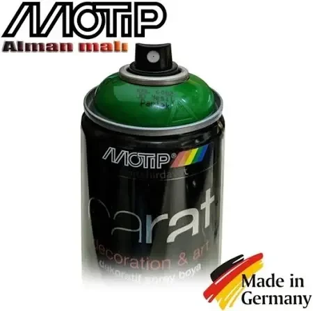 Motip Carat Ral 6002 Yaprak Yeşili Sprey Boya 400 ml Germany ürün görseli 1