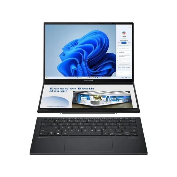 Zenbook Duo OLED Evo UX8406 Core Ultra 9 185H-32GB-2TB SSD-14INC-W11H Notebook ürün görseli 1